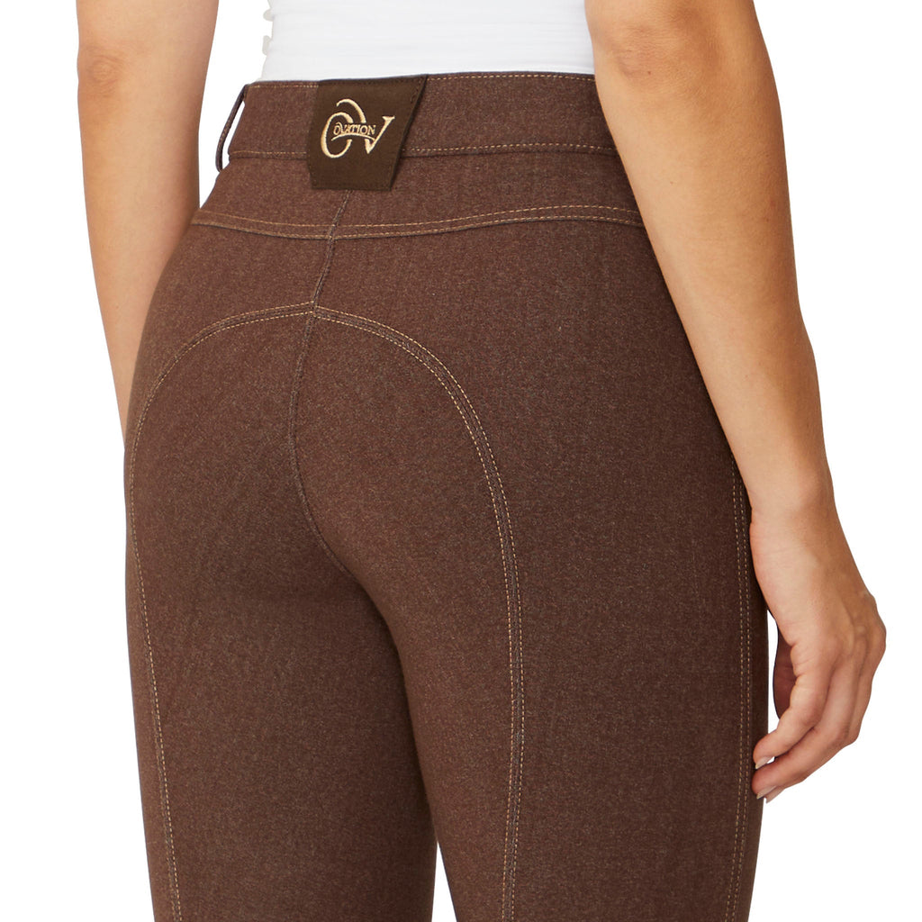 Women's SoftFlex Suede Knee Patch Breech - Neutral Beige