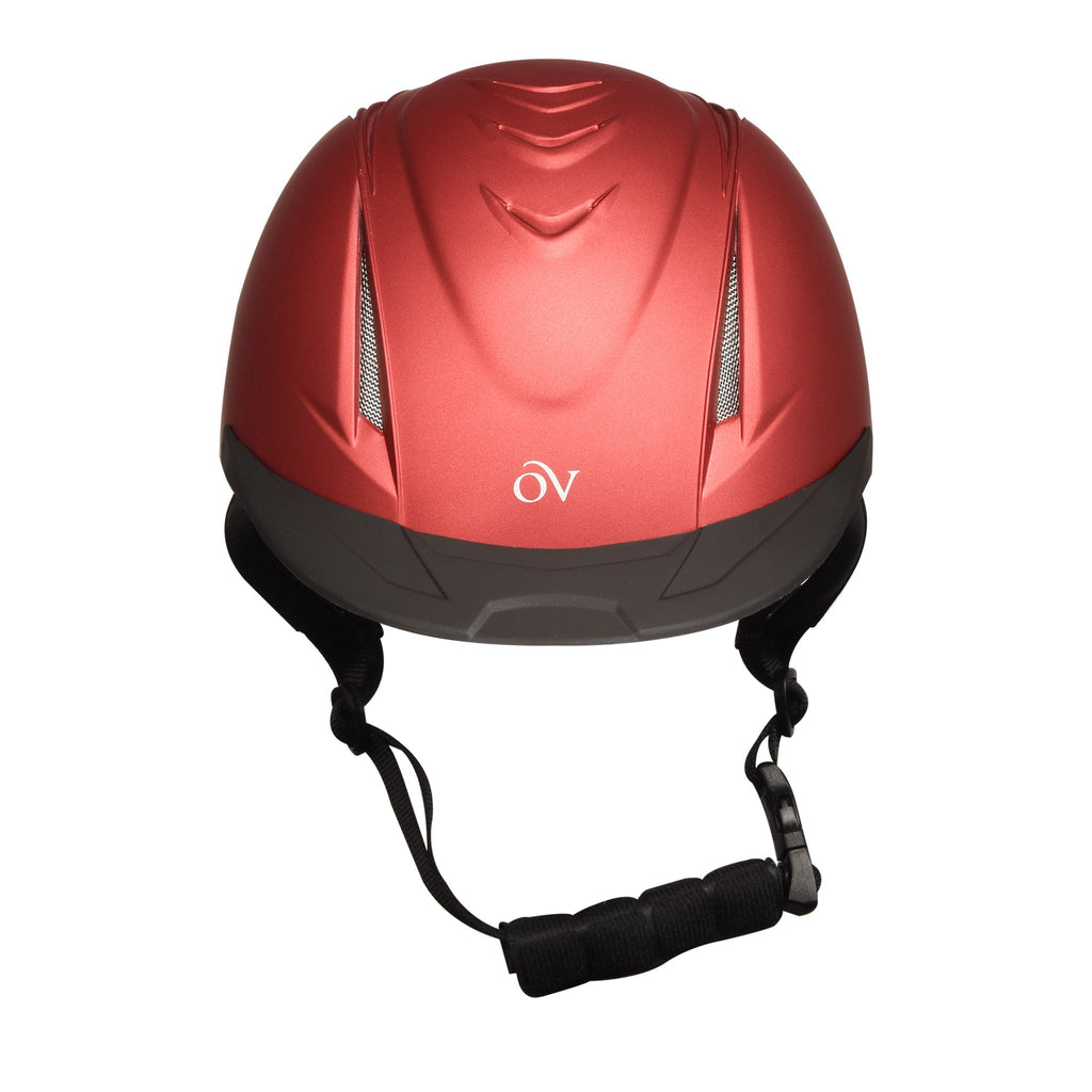 Metallic Deluxe Schooler Helmet - Red