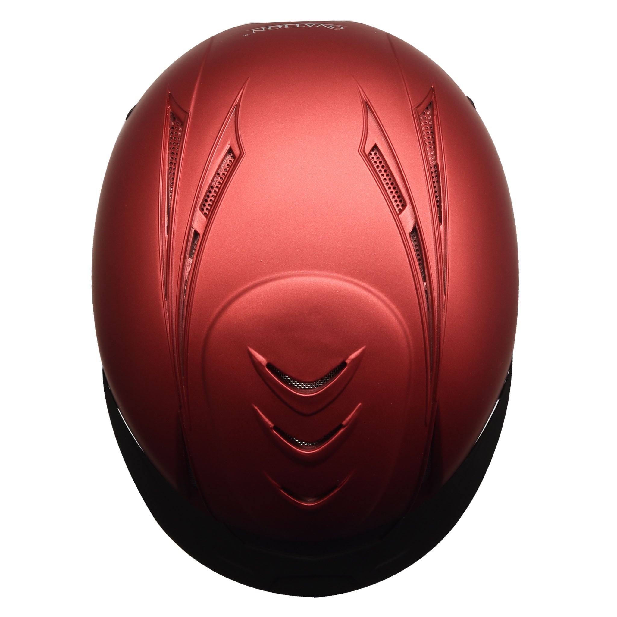 Metallic Deluxe Schooler Helmet - Red