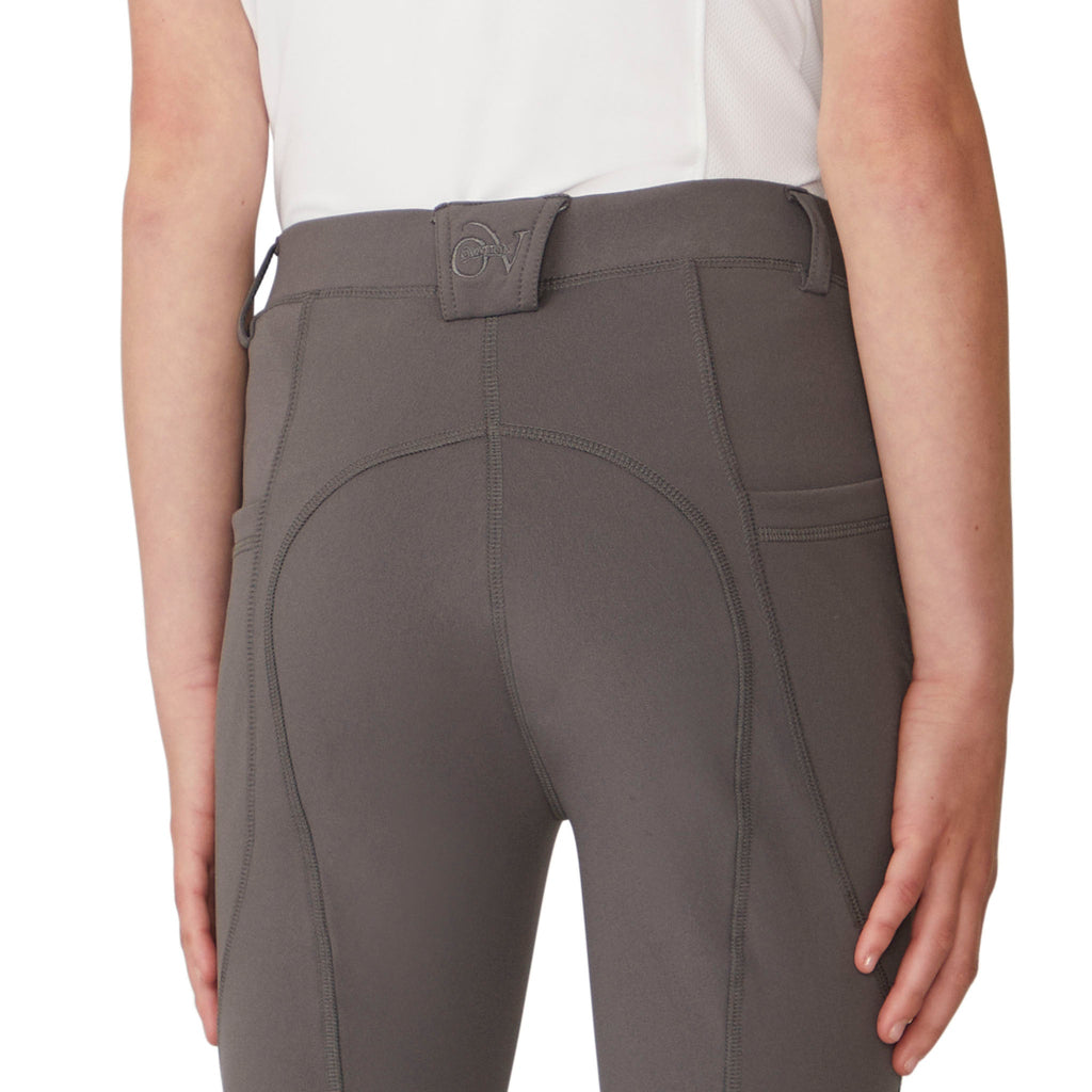 Girls' Equinox Silicone Knee Patch Winter Breech - Neutral Beige
