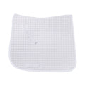 Mini Diamond Quilted Dressage Saddle Pad - White/White