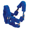 Rose Gold Fleece Shipping Halter - Navy