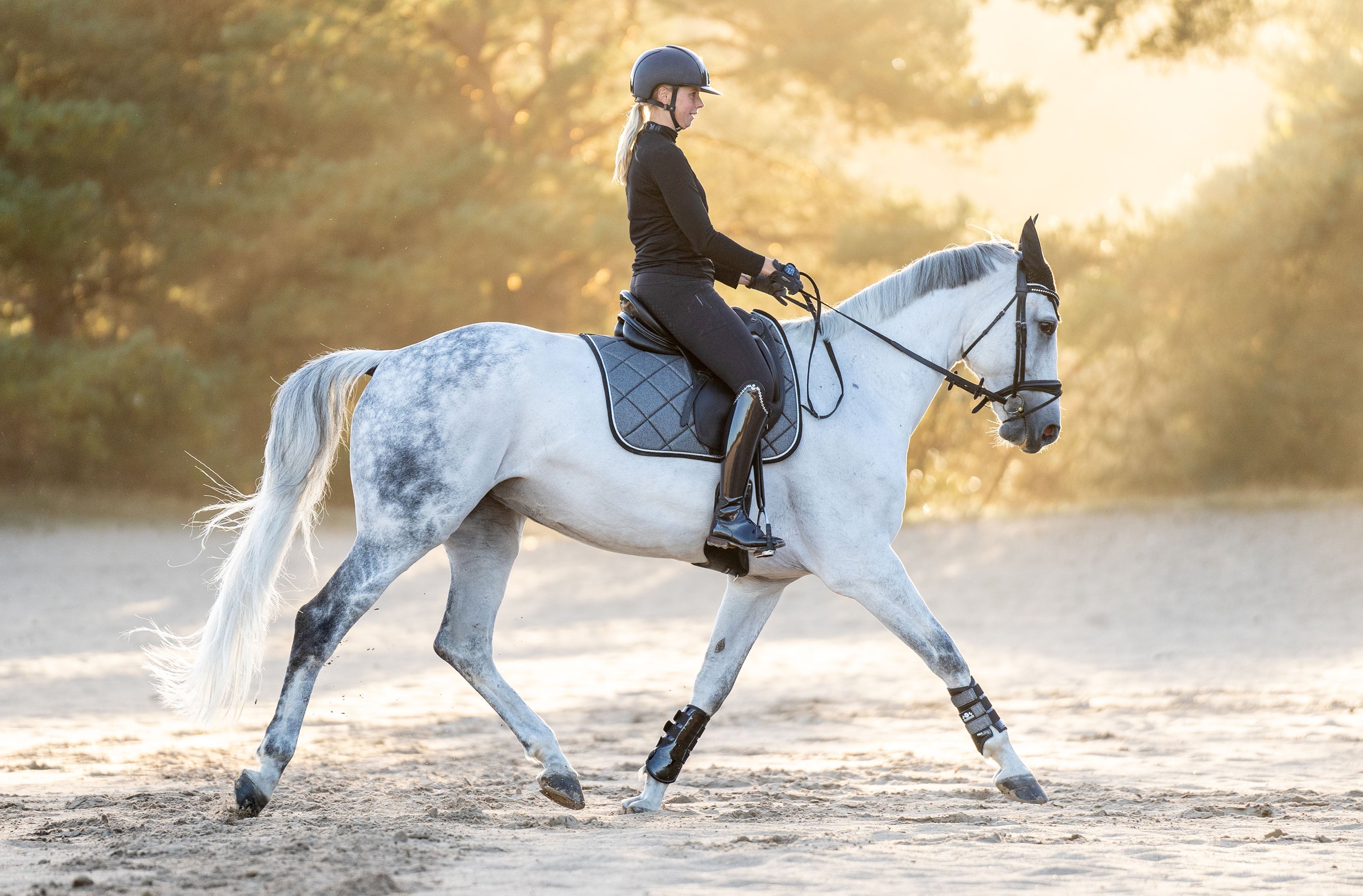 Stardust Grey Saddle Pad