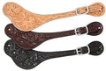 Royal King Floral Stamp Spur Strap - Light oil