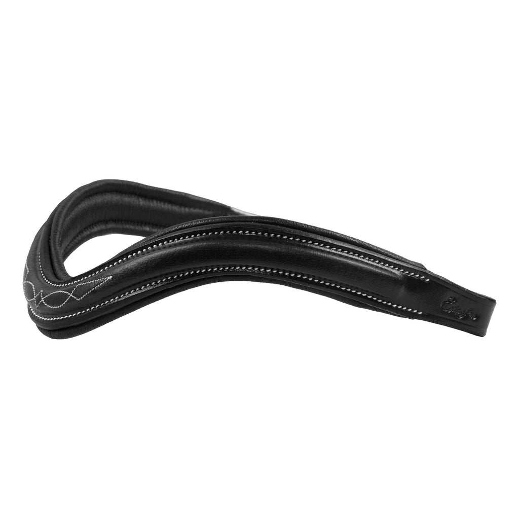 ExionPro Fancy Stitched Square Raised Padded Browband
