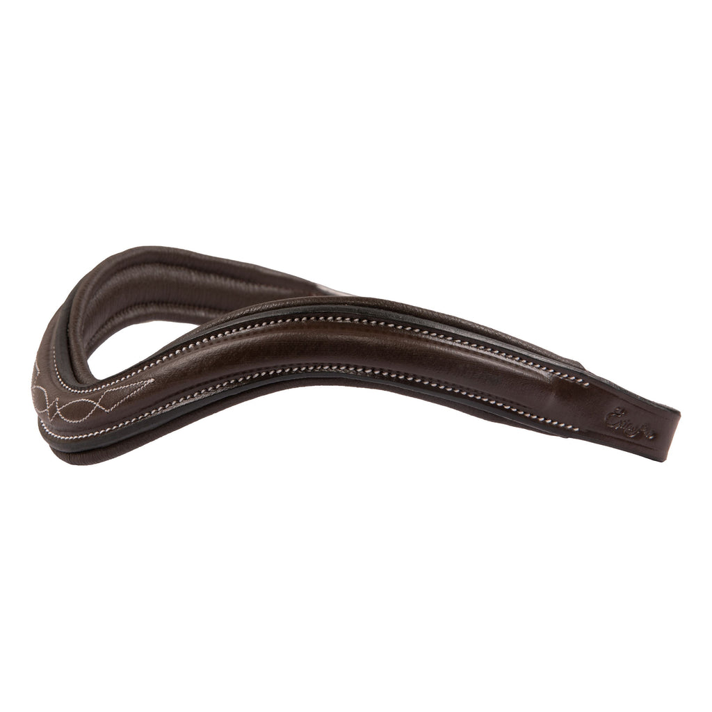 ExionPro Fancy Stitched Square Raised Padded Browband