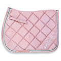 Powder Pink Suede Saddle Pad