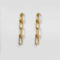 Bellamy - Horseshoe Link Earring in Gold