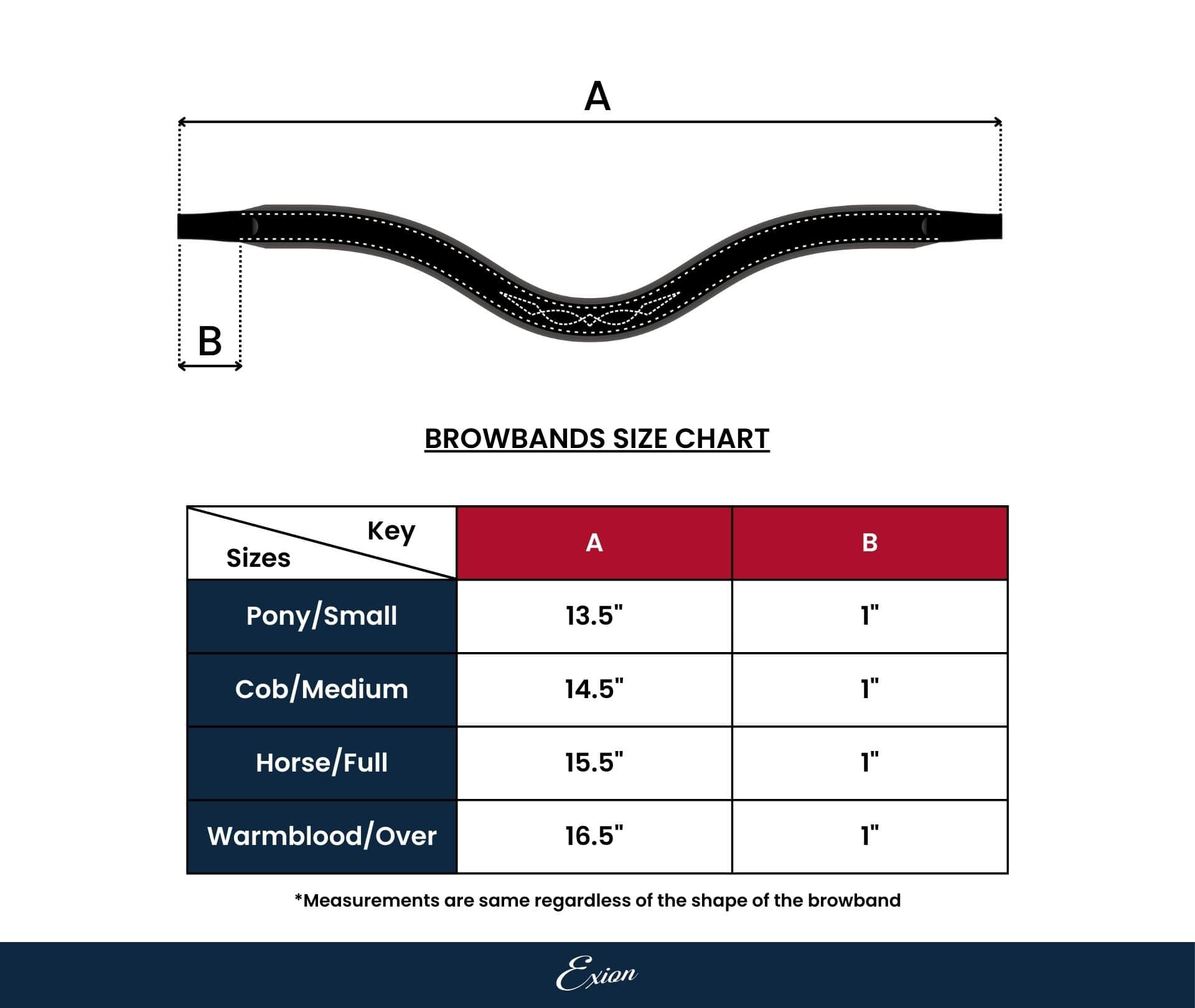 ExionPro Square Raised Padded Browband