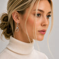 Cheyenne - Western Riding Stirrup Earring in Silver