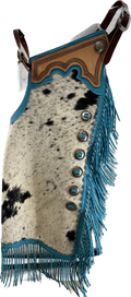 Large Chinks with Turquoise Fringe