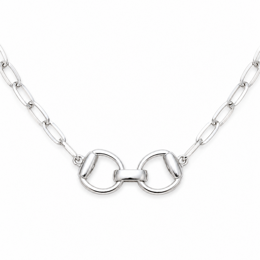Equestrian Pendant Chain Necklace