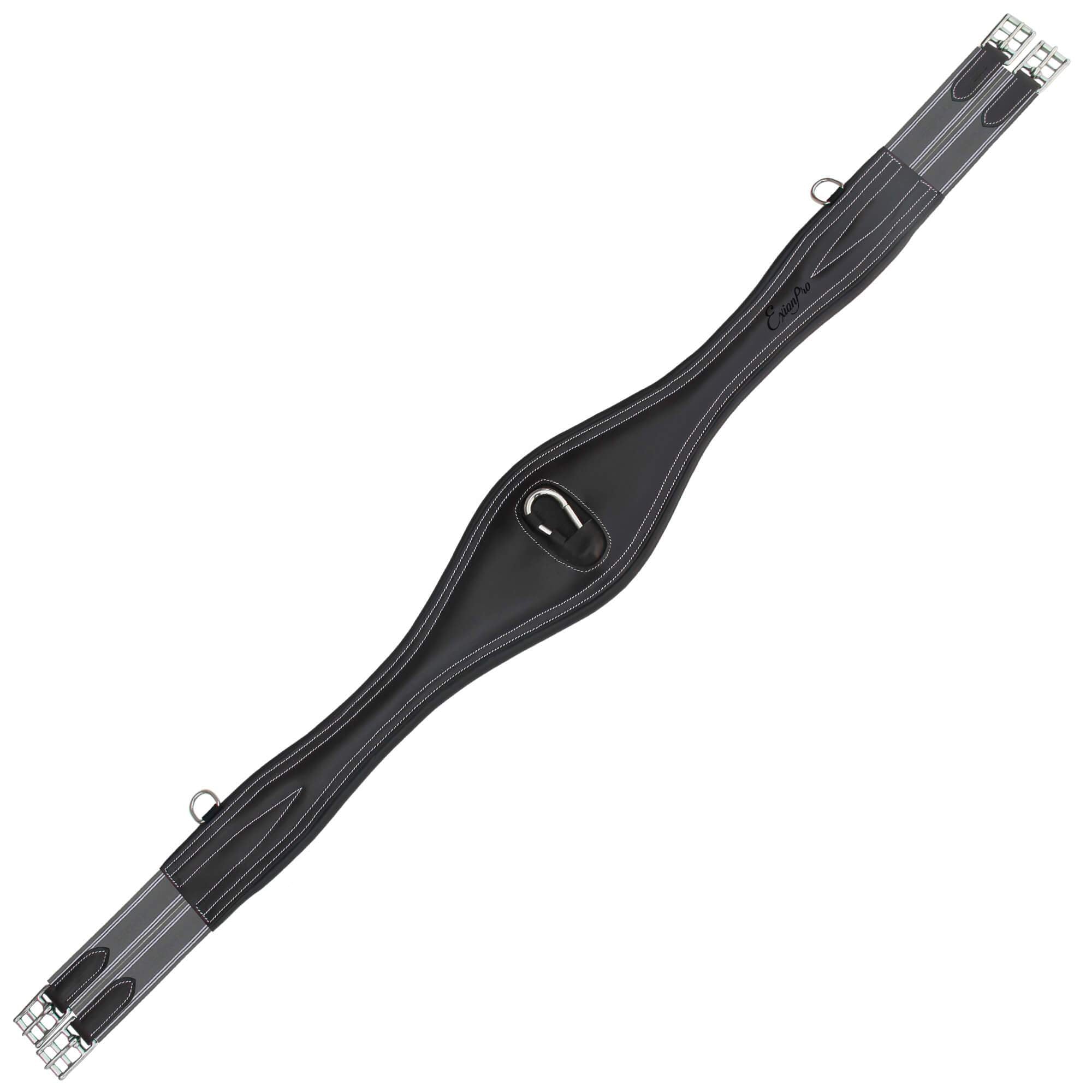 ExionPro 'Snap' Girth - Grey Elastic with White Lines