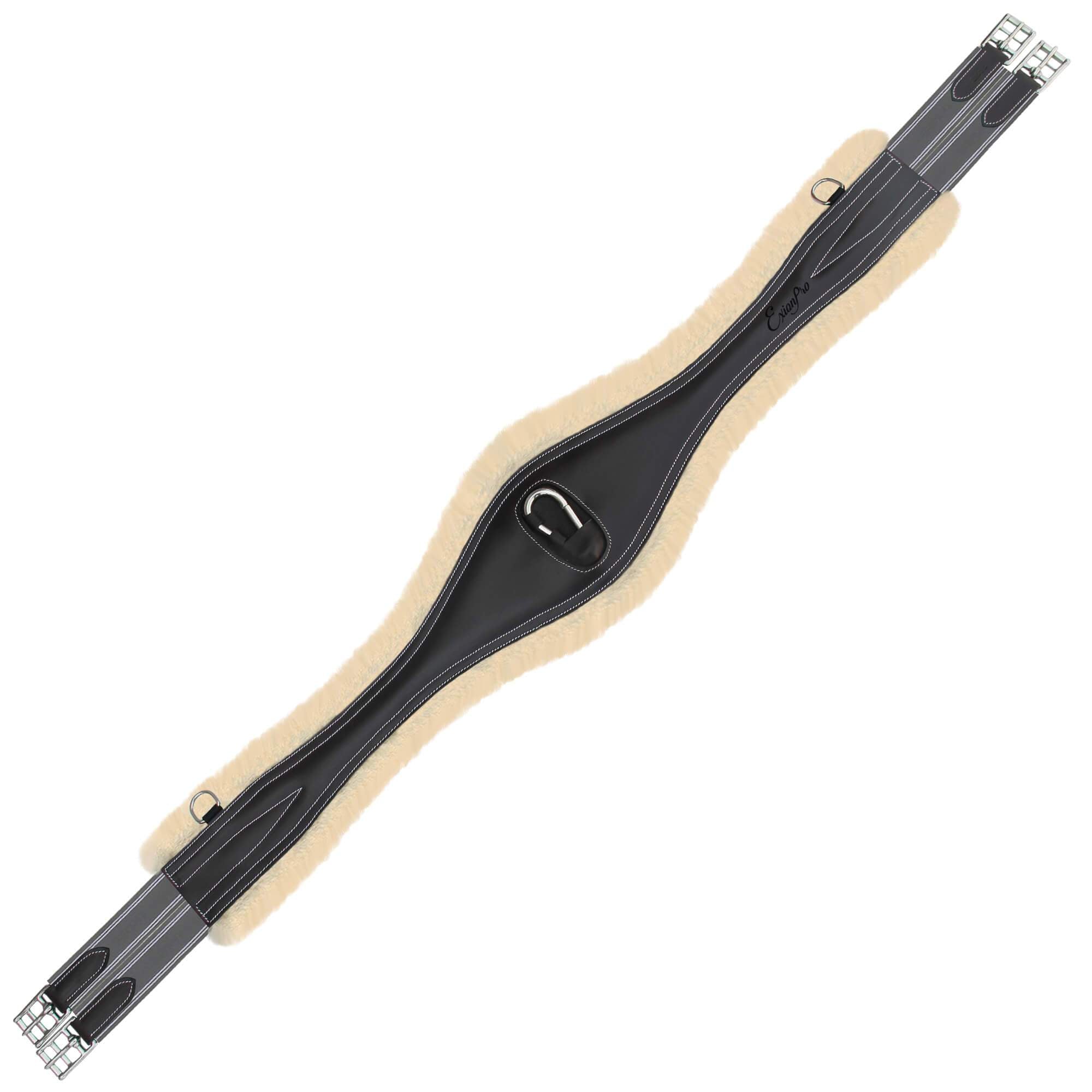 ExionPro 'Snap' Girth - Grey Elastic with White Lines