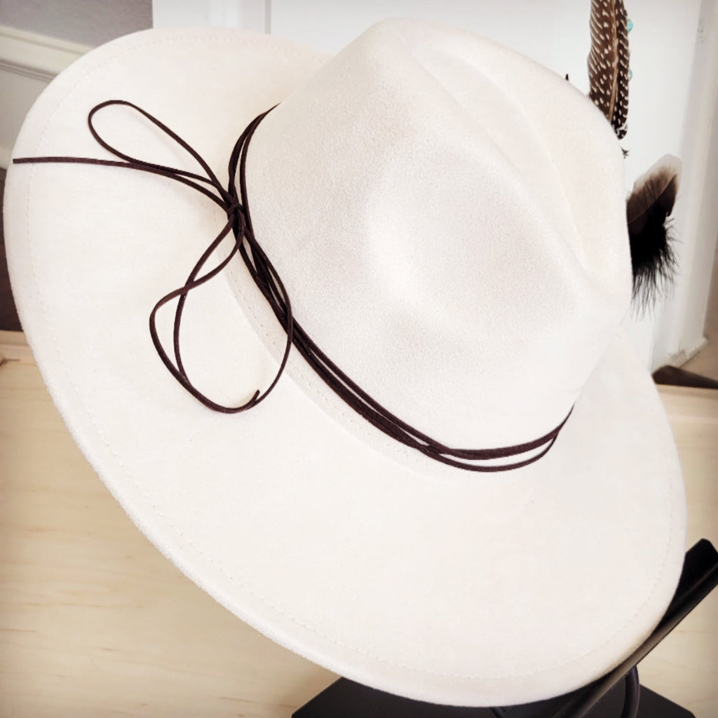 Regalite Accent Turkey Feather & Leather Hat Band Only 954t