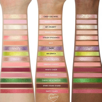 ColourPop x How the Grinch Stole Christmas 15 Pan Eyeshadow Palette 0.63oz - New
