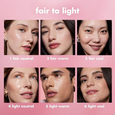 e.l.f. Halo Glow Skin Tint Light Coverage Foundation Mineral SPF 50 4 Light Neutral 1 fl oz - Imperfect Box