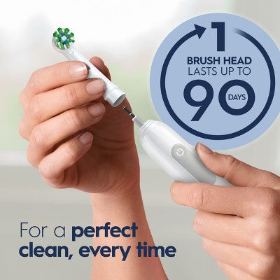 Oral-B Pro 1000 Electric Power Rechargeable Battery Toothbrush White - Imperfect Box