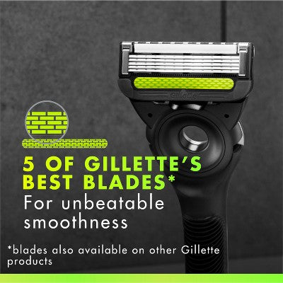 Gillette Razor Blade Refills Compatible with Exfoliating Bar and Heated Razor 9ct - New