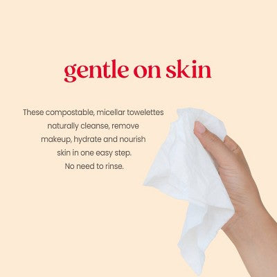 Burt's Bees Micellar Coconut Lotus Towelette 2pk/60ct - New