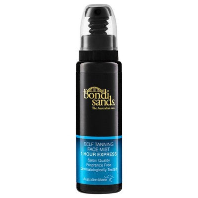 Bondi Sands 1 Hour Express Fragrance Free Self-Tanning Face Mist 2.36 fl oz - New