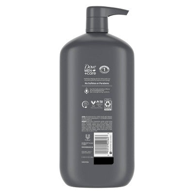 Dove Men+Care Extra Fresh Refreshing Body &Face Wash Pump 30 fl oz - Imperfect container