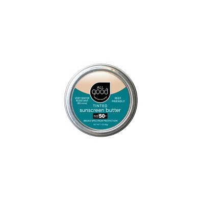 All Good Tinted Sunscreen Butter SPF 50 1oz - New