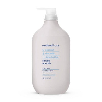Method Body Wash Simply Nourish 28 fl oz - New