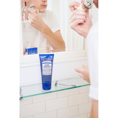 Dr. Bronner's Shave Soap Peppermint 7 fl oz - New