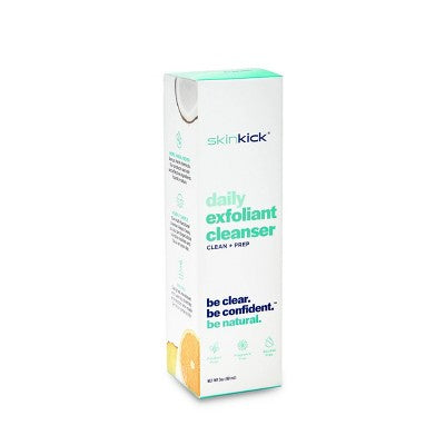 SkinKick Daily Exfoliant Cleanser Fresh Scented 3oz - New
