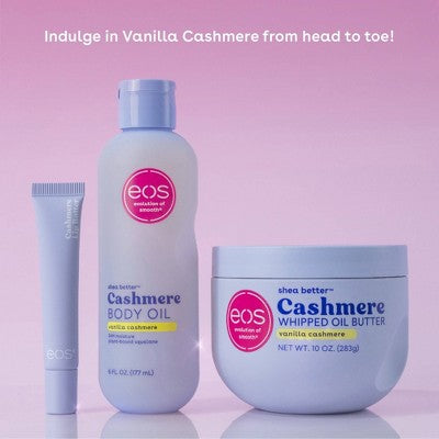 eos Shea Better Cashmere Body Oil Vanilla 6 fl oz - New