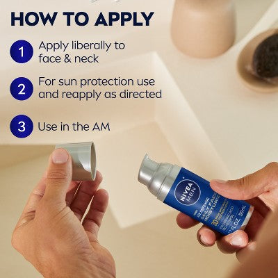 NIVEA Men Age Defense Daily Face Moisturizer with SPF 30 1.7 fl oz - Imperfect Box
