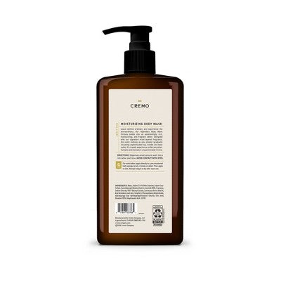 Cremo Italian Bergamot Body Wash 32 fl oz - New