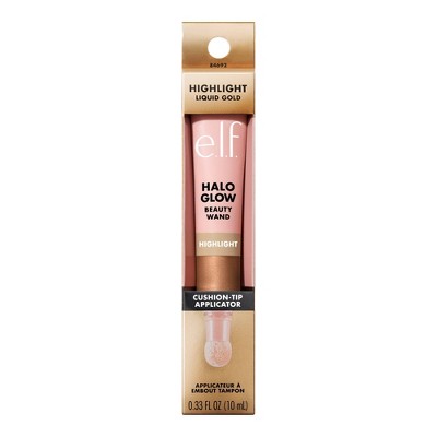 e.l.f. Halo Glow Highlighter Beauty Wand Liquid Gold 0.33 fl oz - Imperfect Box