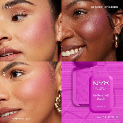 NYX Professional Makeup Buttermelt Blush All The Butta 0.17oz - New