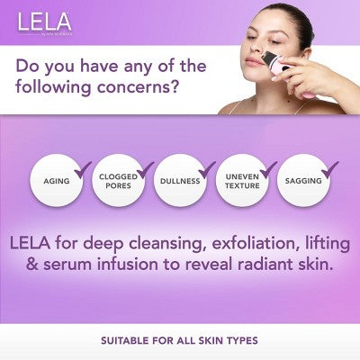 Spa Sciences LELA Ultrasonic Skin Scrubber Spatula Pink - Imperfect Box