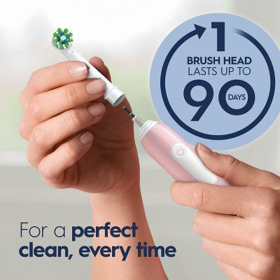 Oral-B Pro 1000 Electric Power Rechargeable Battery Toothbrush Pink - Imperfect Box