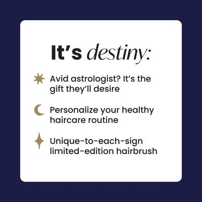 Tangle Teezer Ultimate Detangler Hair Brush Zodiac Cancer, Jun 21-Jul 22 Blue - New
