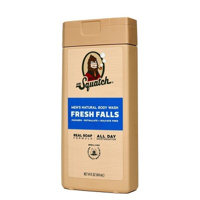 DR. SQUATCH Men Natural Non-Exfoliating Body Wash Fresh Falls 14 fl oz - New