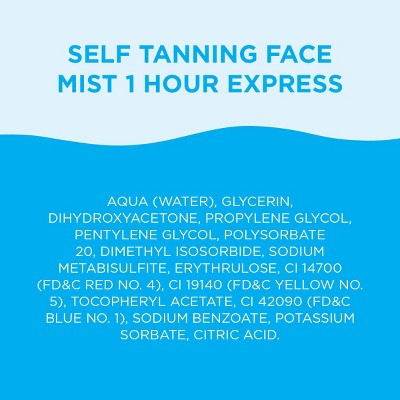 Bondi Sands 1 Hour Express Fragrance Free Self-Tanning Face Mist 2.36 fl oz - New