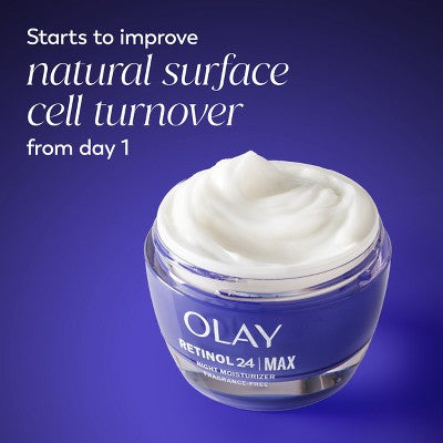 Olay Regenerist Retinol 24 Max Night Face Cream Moisturizer 1.7oz - Imperfect Box