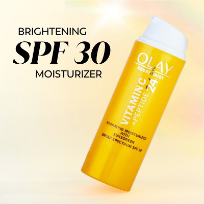 Olay Regenerist Vitamin C + Peptide 24 Face Moisturizer SPF 30 1.7oz - Imperfect Box