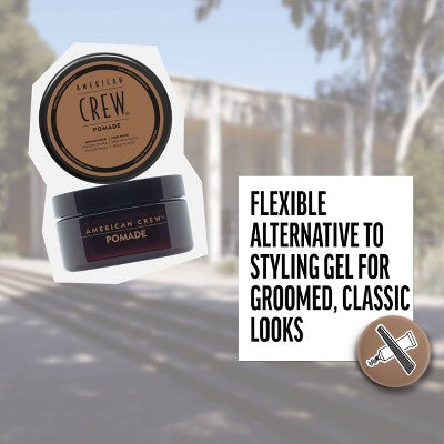 American Crew Men's Medium Hold; High Shine Hair Pomade Gel 3oz - New