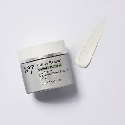 No7 Future Renew Damage Reversal Day Cream SPF 25 1.69 fl oz - Imperfect Box
