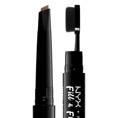 NYX Professional Makeup Fill & Fluff Eyebrow Pomade Pencil Auburn 0.007oz - Imperfect Box
