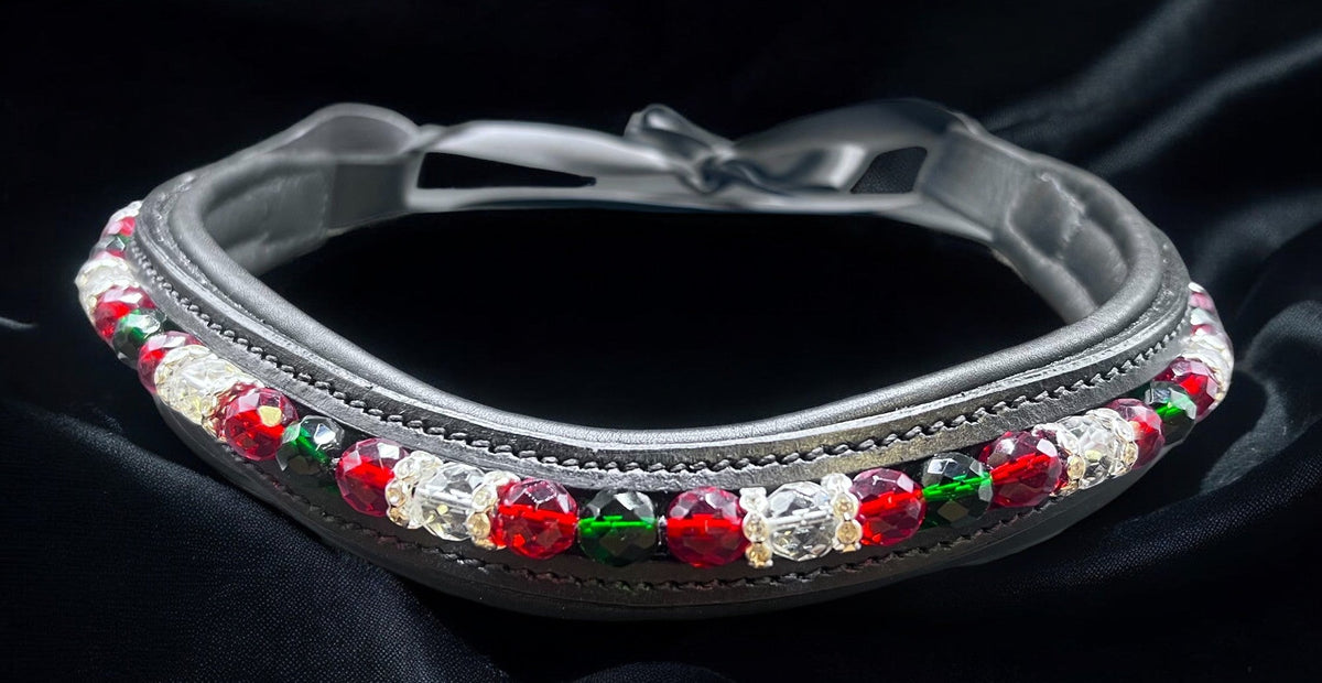 Holiday Cheer Browband - Quick Snap Loops (19")