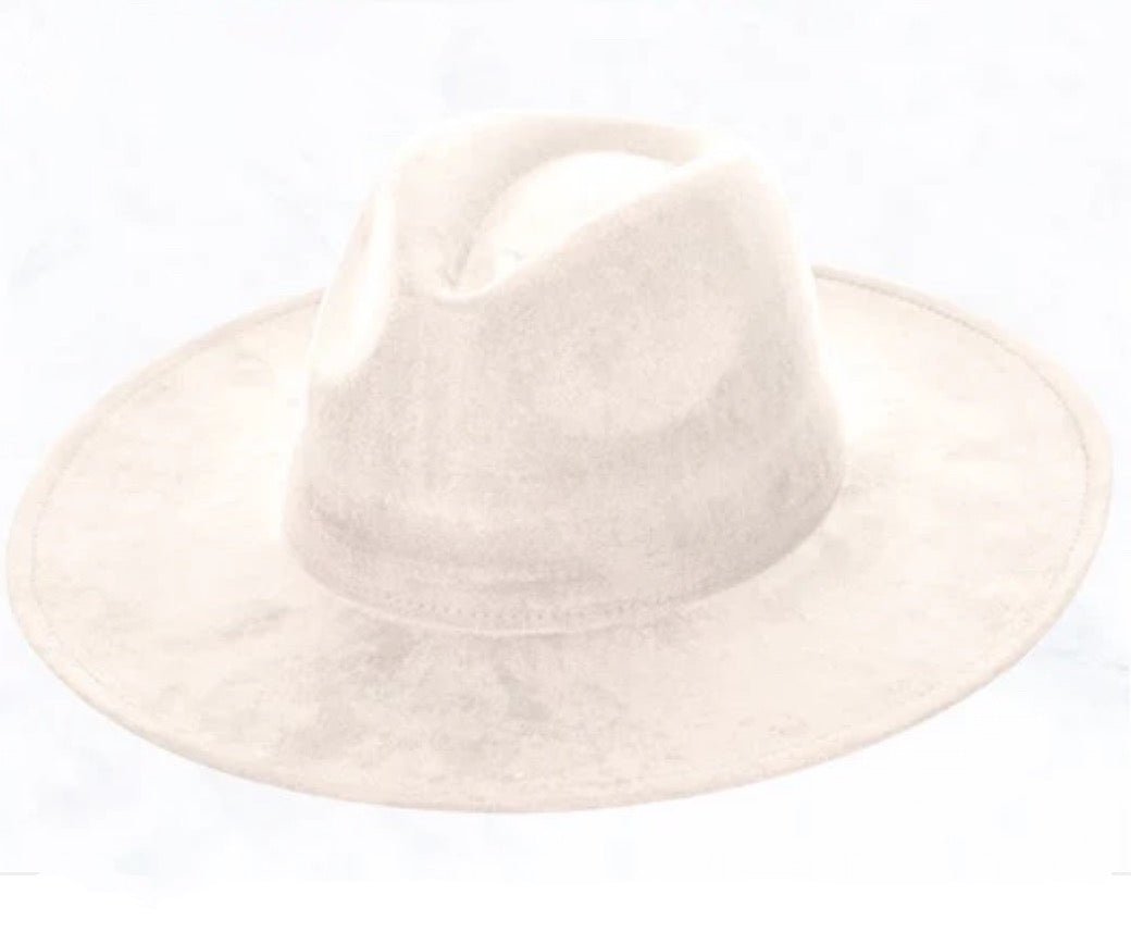 Wide Genuine Leather Cognac Hat Band w/ Turq 954m