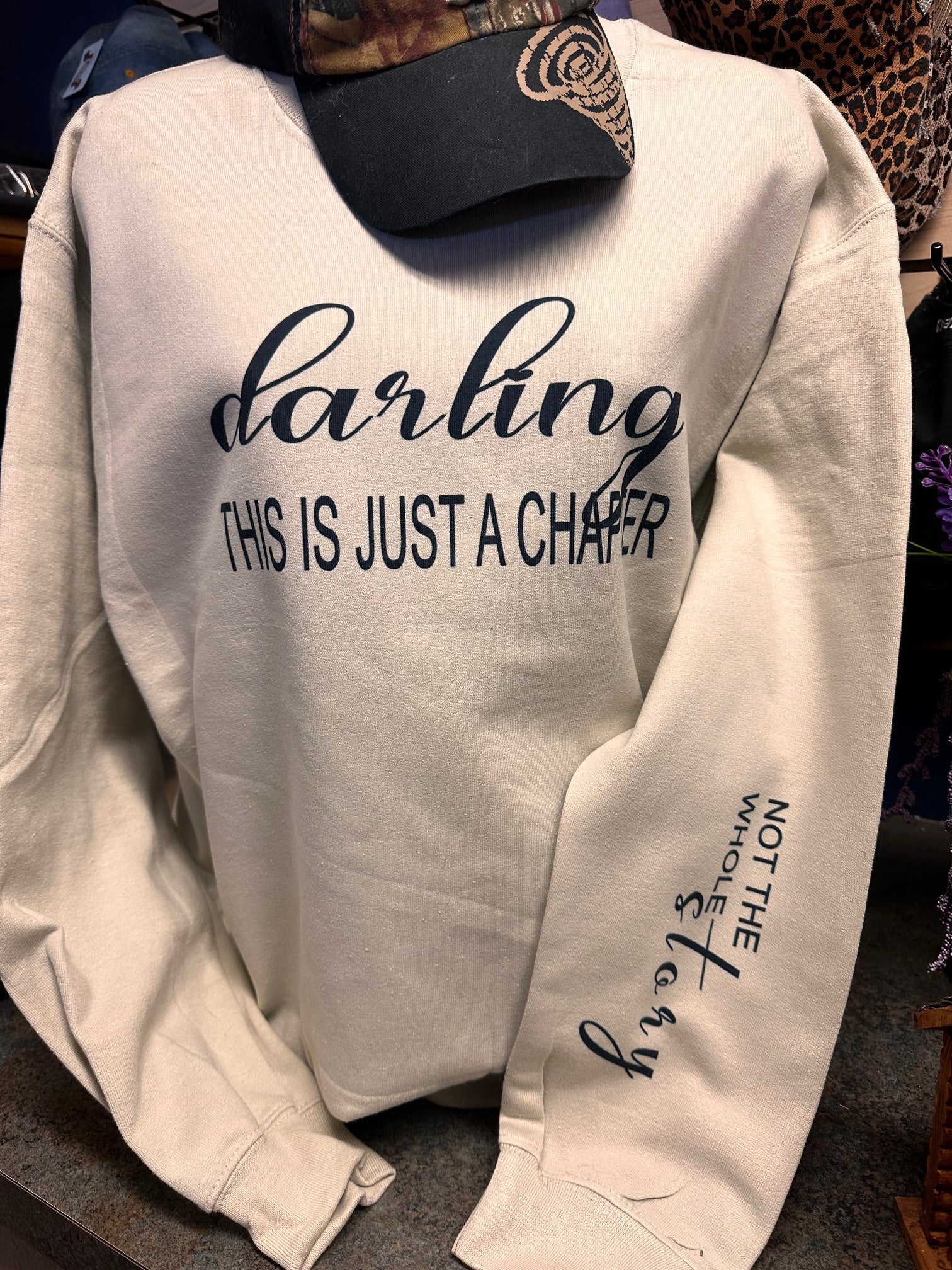 Darling This is Just the Chapter: Western Graphic Sweatshirt