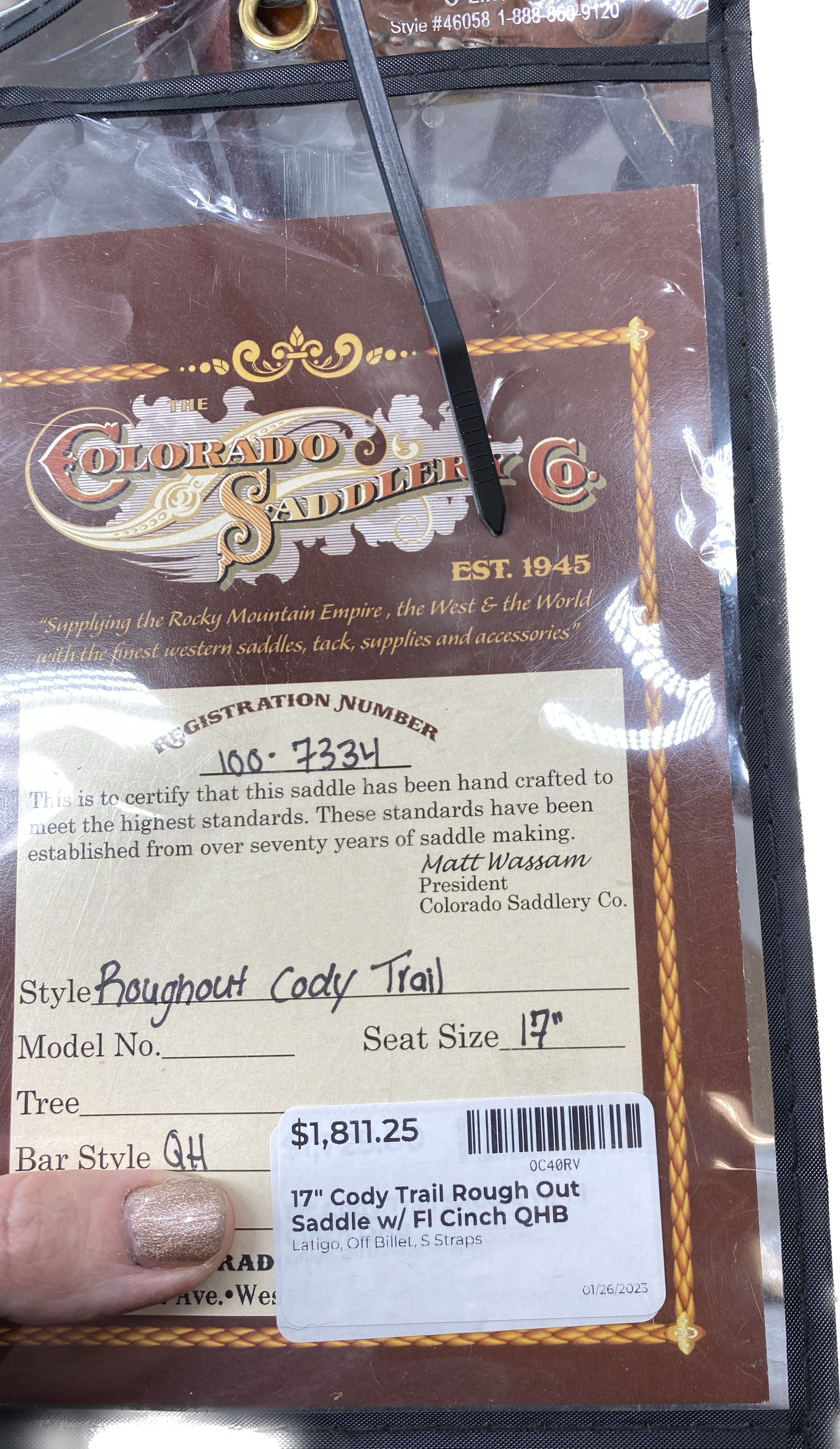 Roughout Cody Trail 17"