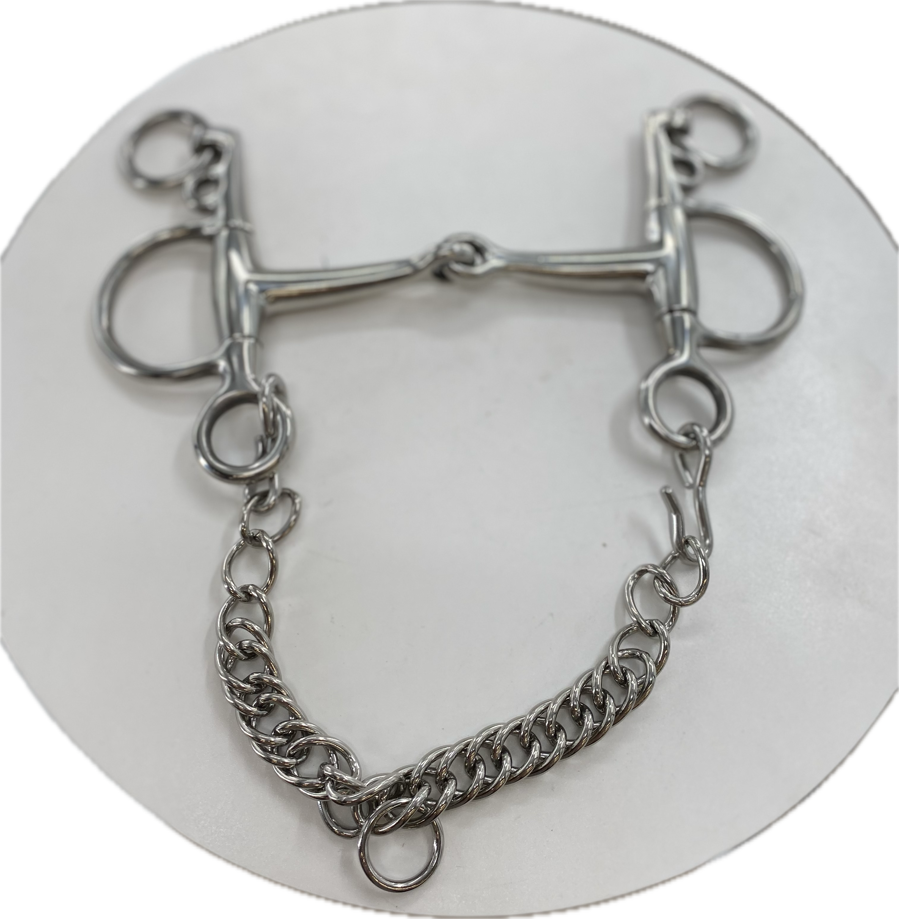 SS Pelham Eggbutt Single-jointed Bit